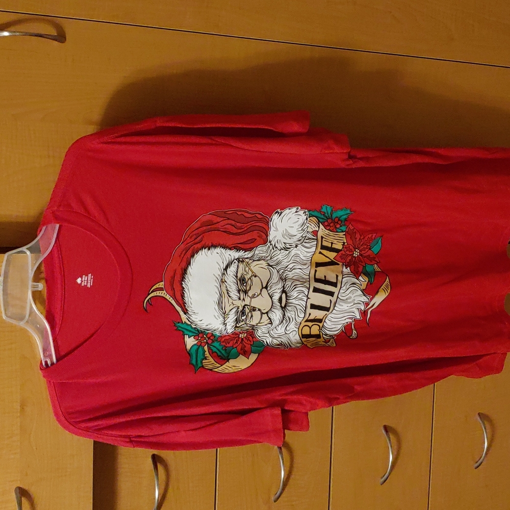 Big and Tall, Christmas Santa tee, 3XL